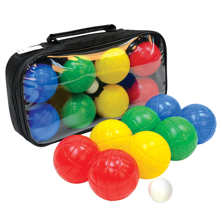Schildkröt® Fun Boccia Set, 4x 2 Kunstoffkugeln, 1x Zielkugel, in wiederverschliessbarer Tragetasche