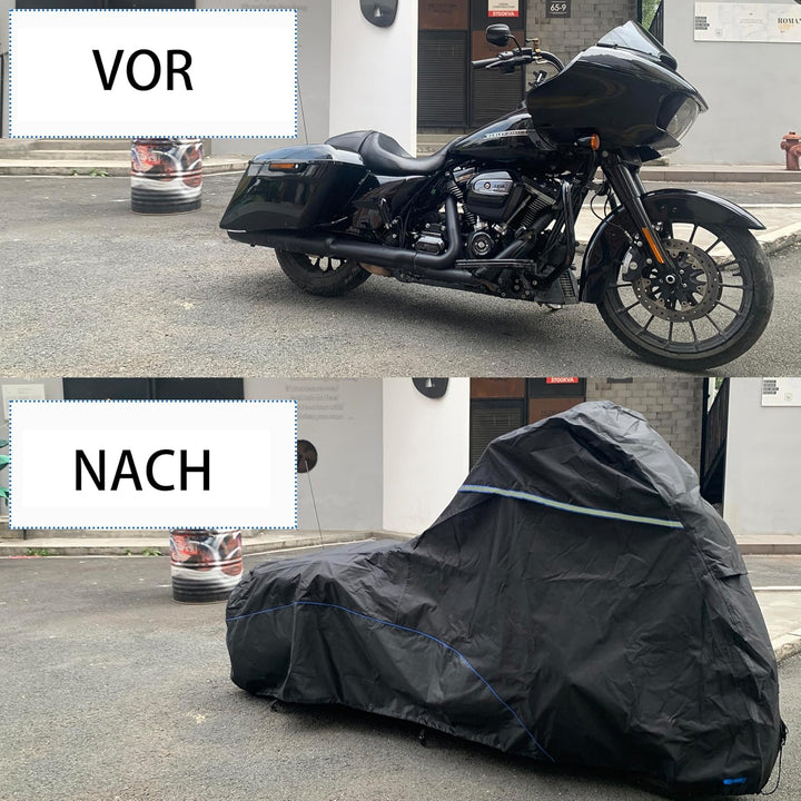 FENRIR 420DOxford-Stoff Motorrad abdeckplane motorradabdeckungen Outdoor wasserdicht motorradgarage