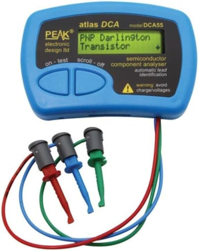 VELLEMAN - DCA55 Halbleiter-Analyzer 166078, schwarz und blau