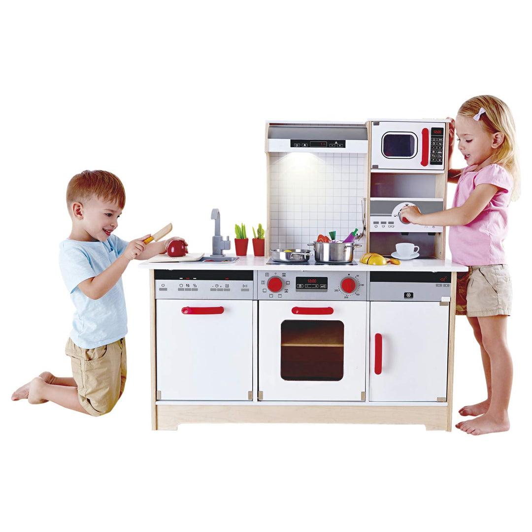 Hape Multifunktionale Spielküche von Hape | Küchen-Rollenspiel Spielset für Kinder ab drei Jahren, 2