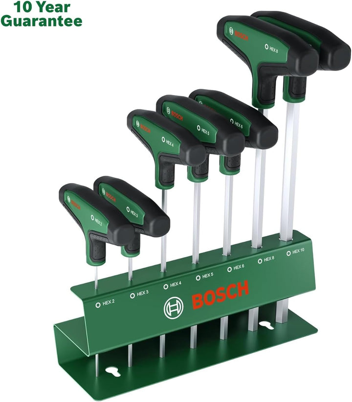 Bosch Sechskantschraubendreher-Set mit T-Griff 7-teilig 7-tlg. Set | Hex, 7-tlg. Set | Hex