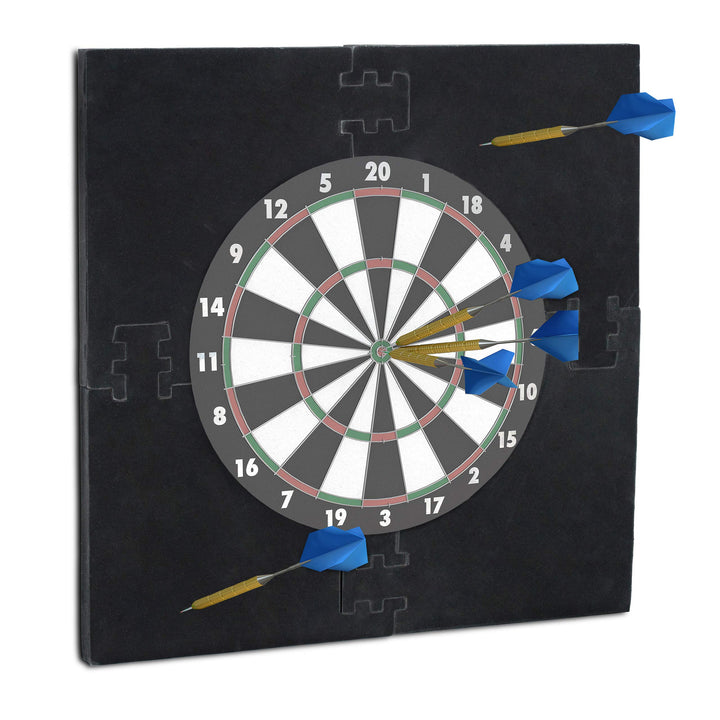 Relaxdays Dartscheibe Schutz "R6", Dart Auffangring, 3 Jahre to 99 Jahre, 45 cm Durchmesser, Catchri