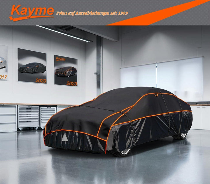 kayme Hagelschutzplane Auto Autoabdeckung Wasserdicht Atmungsaktiv. SUV Hagelschutzgarage, Abdeckpla
