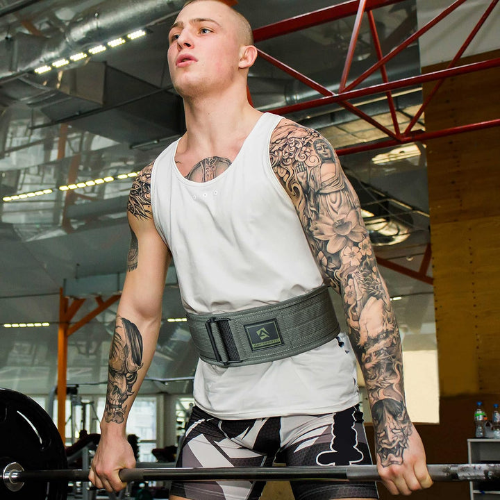 AQF Gewichthebergürtel, 4"/10.2cm Autolock Nylon Gürtel, Functional Training Bodybuilding Fitness Gü