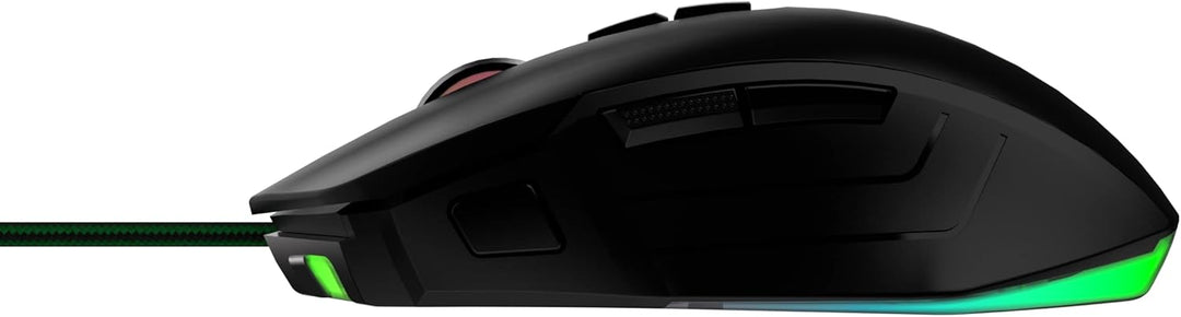 PUSAT V11 Kabelgebundene Gaming-Maus, 10000 DPI, 8 programmierbare Tasten, RGB, DPI-Umschalttaste –