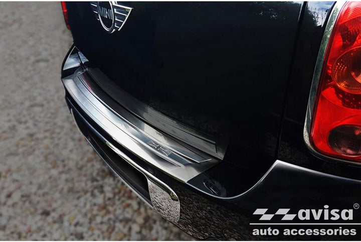 Avisa Edelstahl Heckstossstangenschutz kompatibel mit Mini Countryman R60 2010-2014 'British Flag'