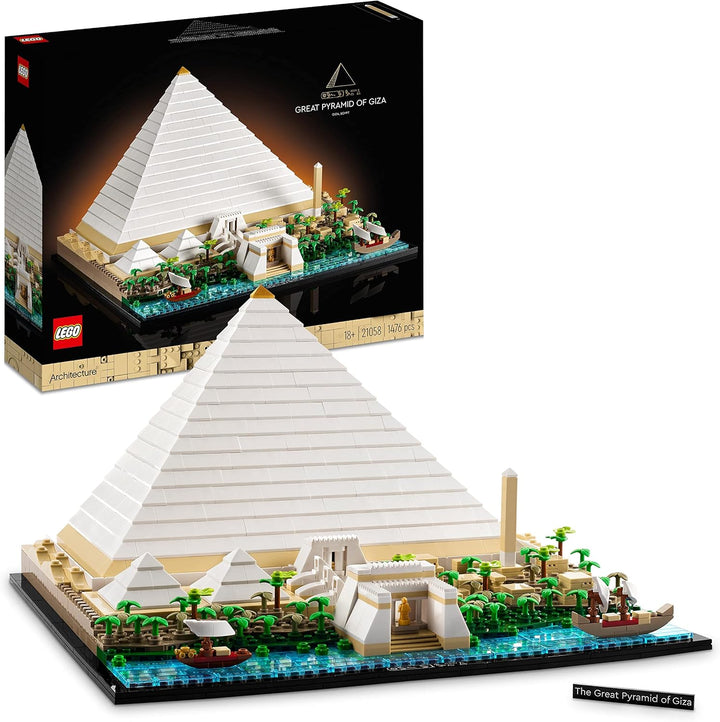 LEGO 21058 Architecture Cheops-Pyramide Bausatz für Erwachsene zum Basteln als kreatives Hobby & 103