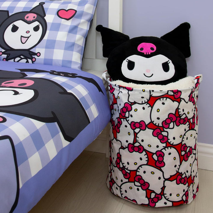 Character World Hello Kitty Offizieller Aufbewahrungskorb | Sternen-Design, Wäschekorb mit Spielzeug