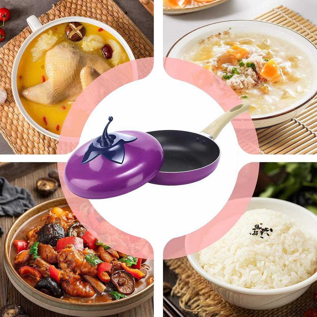 Saucepot mit Deckel | Gemüse Obst Antihaft-Kochgeschirr - Suppentopf mit Deckel - für Küchenherd Ind