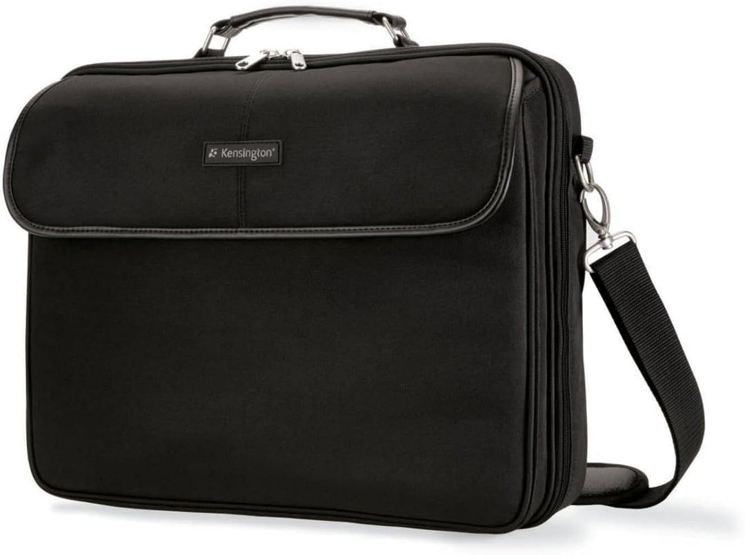 Kensington Deluxe Topload Laptoptasche - Einfach tragbare Tasche im klassischen Stil für 15,6 Zoll L