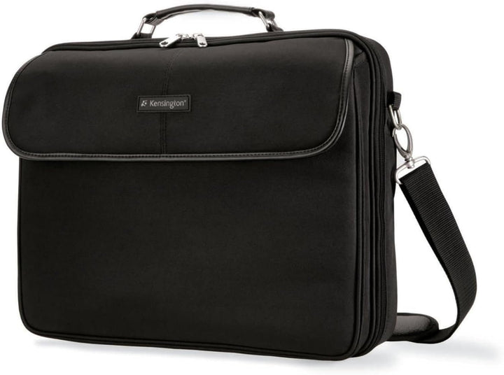 Kensington Deluxe Topload Laptoptasche - Einfach tragbare Tasche im klassischen Stil für 15,6 Zoll L