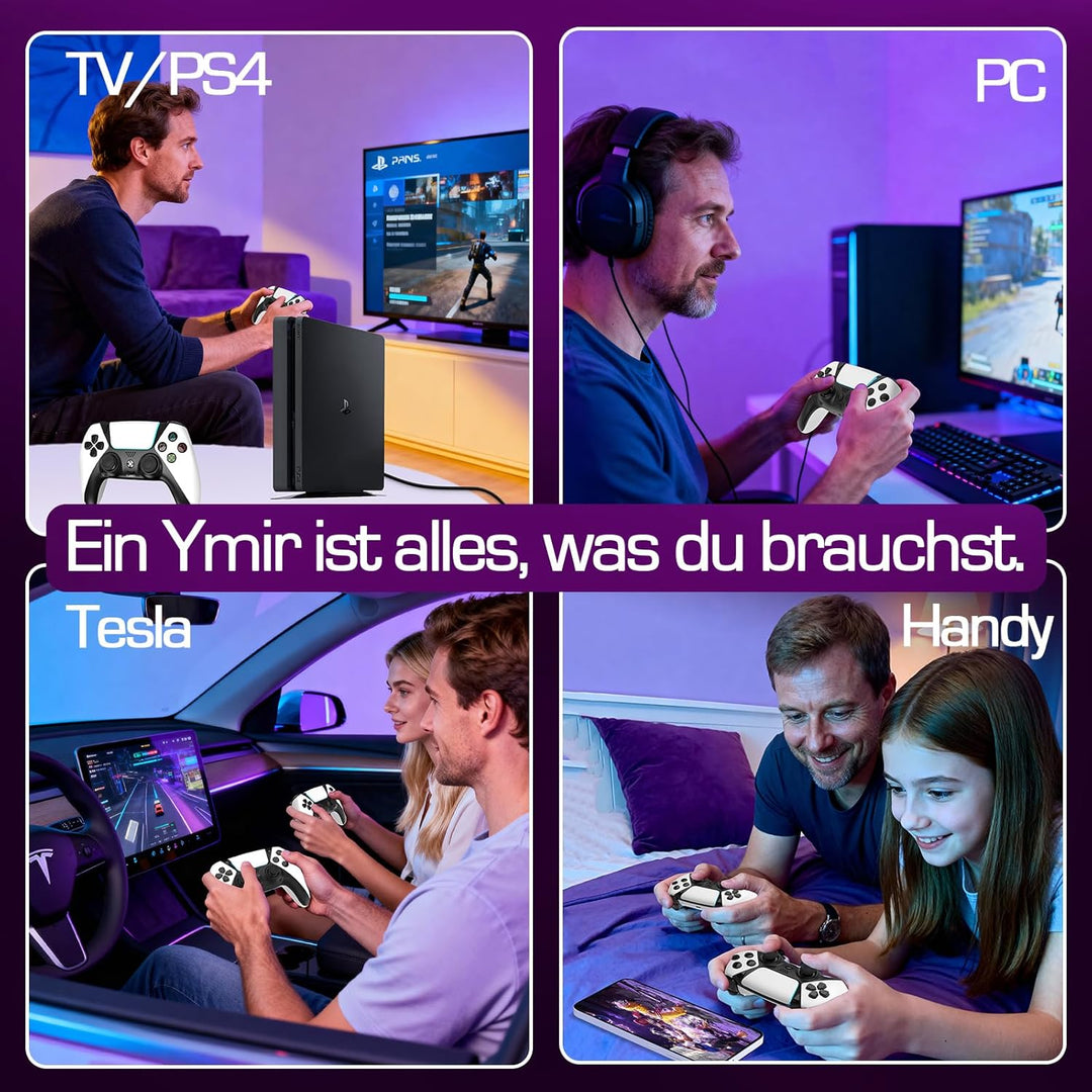 Ruibopad Ymir Wireless Luna Controller,PC Bluetooth Gamepads für Fire TV Stick Gaming Gamepad Kein D