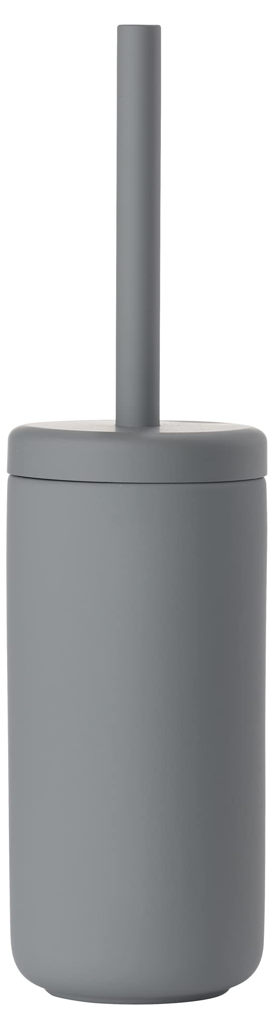 Zone Denmark Ume WC-Bürste/Toilettenbürste/WC-Garnitur, Steinzeug mit Soft Touch-Beschichtung, grau