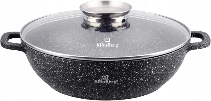 12tlg Topfset 1,7/2/2,6/3,3/3,9/4,8L antihaftbeschichtet, MIT DECKEL, Induktion, Induktion Topf-set