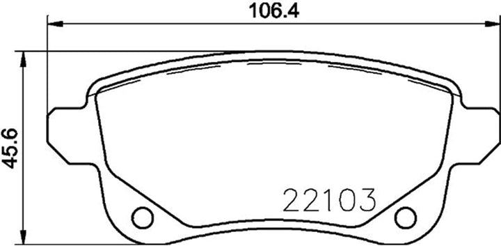 BREMBO P 68 064 Bremsbeläge