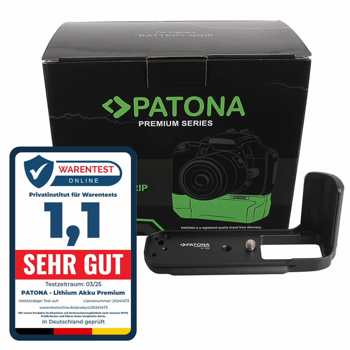 PATONA 1474 Handgriff - kompatibel mit Fujifilm X-T10 X-T20 X-T30 Aluminium Schnellwechselplatte L-H