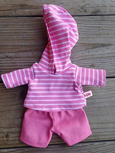 Puppenkleidung handmade passend für kleine Puppen Gr. 20 cm Hoodie + Hose Kleidung
