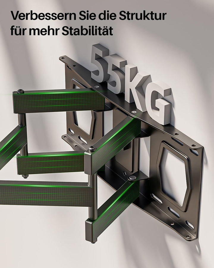 USX-MOUNT TV Wandhalterung Schwenkbar Neigbar für 42-82 Zoll LED, LCD TV, Fernseher Wandhalterung Ma