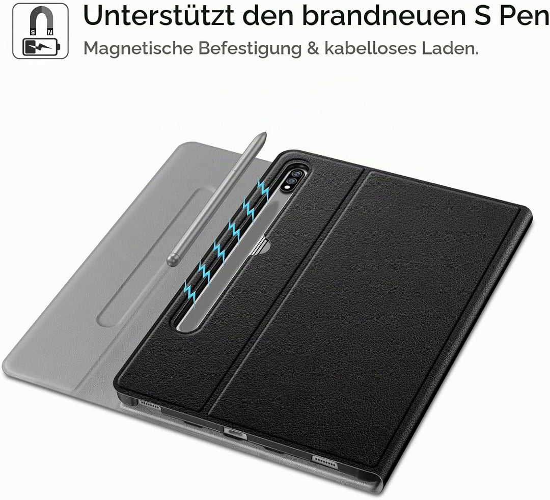 Fintie Tastatur Hülle für Samsung Galaxy Tab S8 11 Zoll 2022 /S7 11 Zoll 2020 Tablet, Keyboard Cover