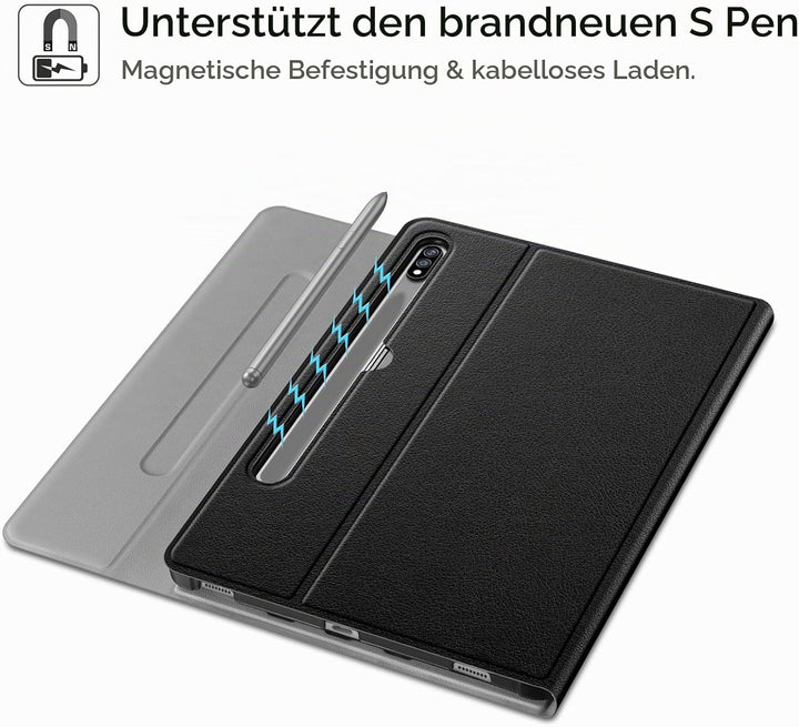 Fintie Tastatur Hülle für Samsung Galaxy Tab S8 11 Zoll 2022 /S7 11 Zoll 2020 Tablet, Keyboard Cover