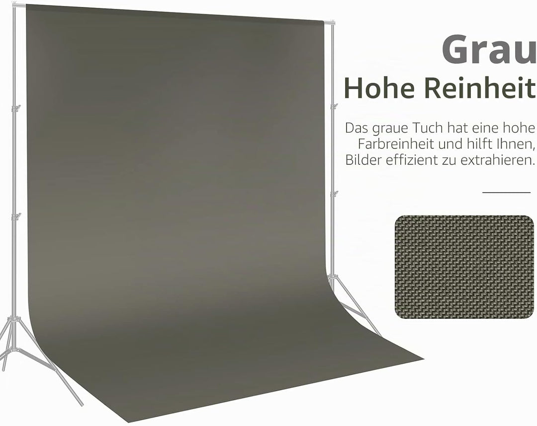 NEEWER 6x9Fuss/1,8x2,8m Fotostudio Hintergrund aus 100% reinem Polyester, zusammenklappbarer Hinterg