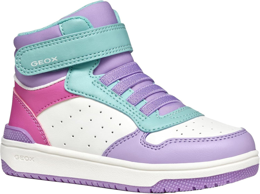 Geox Mädchen J Washiba Girl A Sneaker 24 EU Mehrfarbig, 24 EU Mehrfarbig