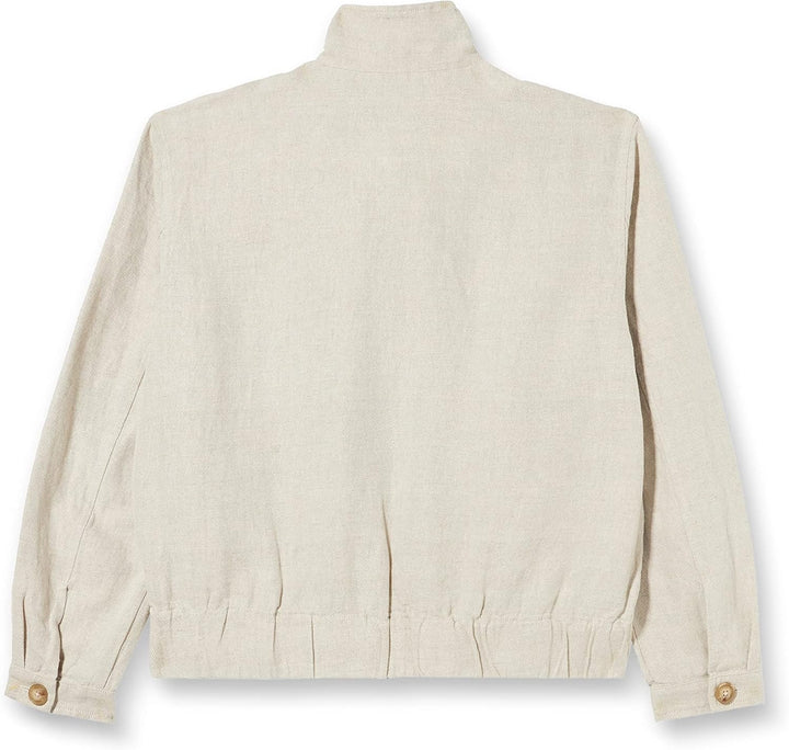 MUSTANG Damen Style Hanna Kapzuenjacke XL Whisper White Melange 2078, XL Whisper White Melange 2078