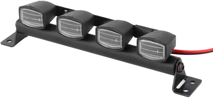 Tbest RC Dachlichter, Crawler Zubehör 1:10 RC Crawler Car Dachlichtleiste RC Dachlampen Scheinwerfer