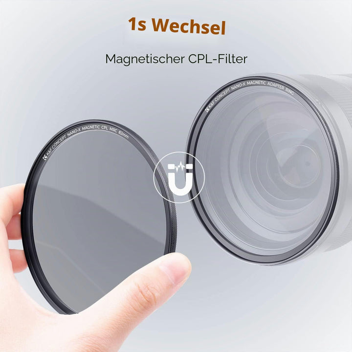 K&amp;F Concept Magnetic Filter Set Nano X-Serie 52mm Magnetisches Schnellwechsel System Quick Swap Syst