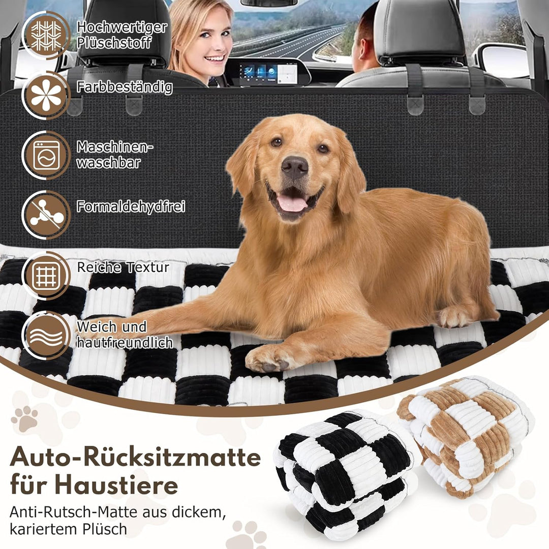 Hunde Rücksitzbank Auto Hundebett Matte - Decke Plaid Reise Haustier Matte, rutschfeste, wasserdicht