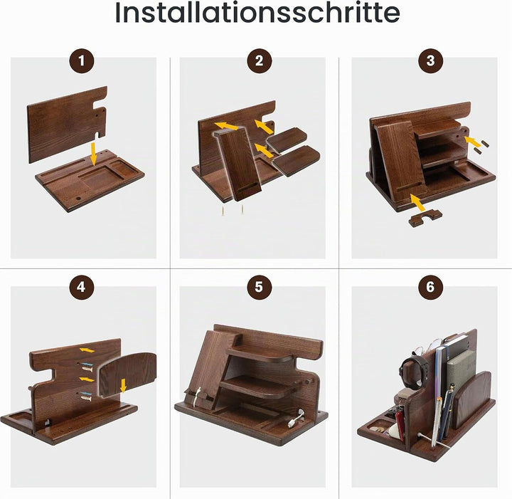 Weihnachten Geschenke für Männer Geburtstag Holz Telefon Dockingstation Geschenke für Papa Weihnacht