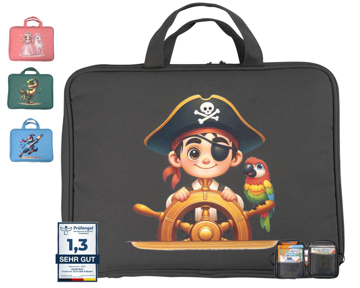 bunnyboo Tasche für TipToi - Platz für bis zu 8 Bücher - TipToi Starterset mit Einsatz für Tiptoi St