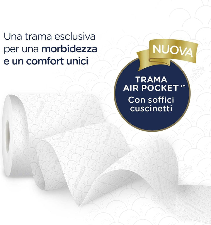 Scottonelle, Toilettenpapier, weich und geprägt 48 Unità Weiss 9 g (1er Pack), Weiss 9 g (1er Pack)