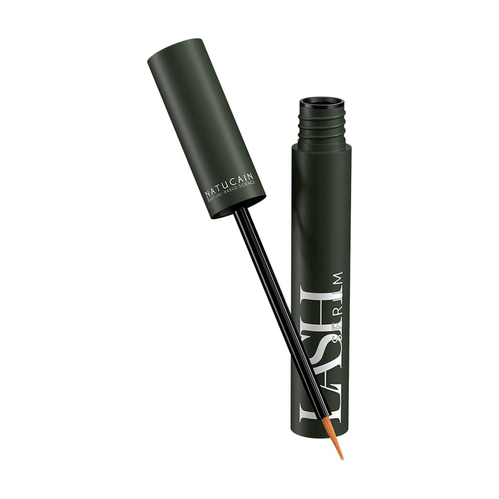 Wimpernserum ohne Hormone Natucain | Wimpernserum hormonfrei | Lash Serum für vollere und längere Wi