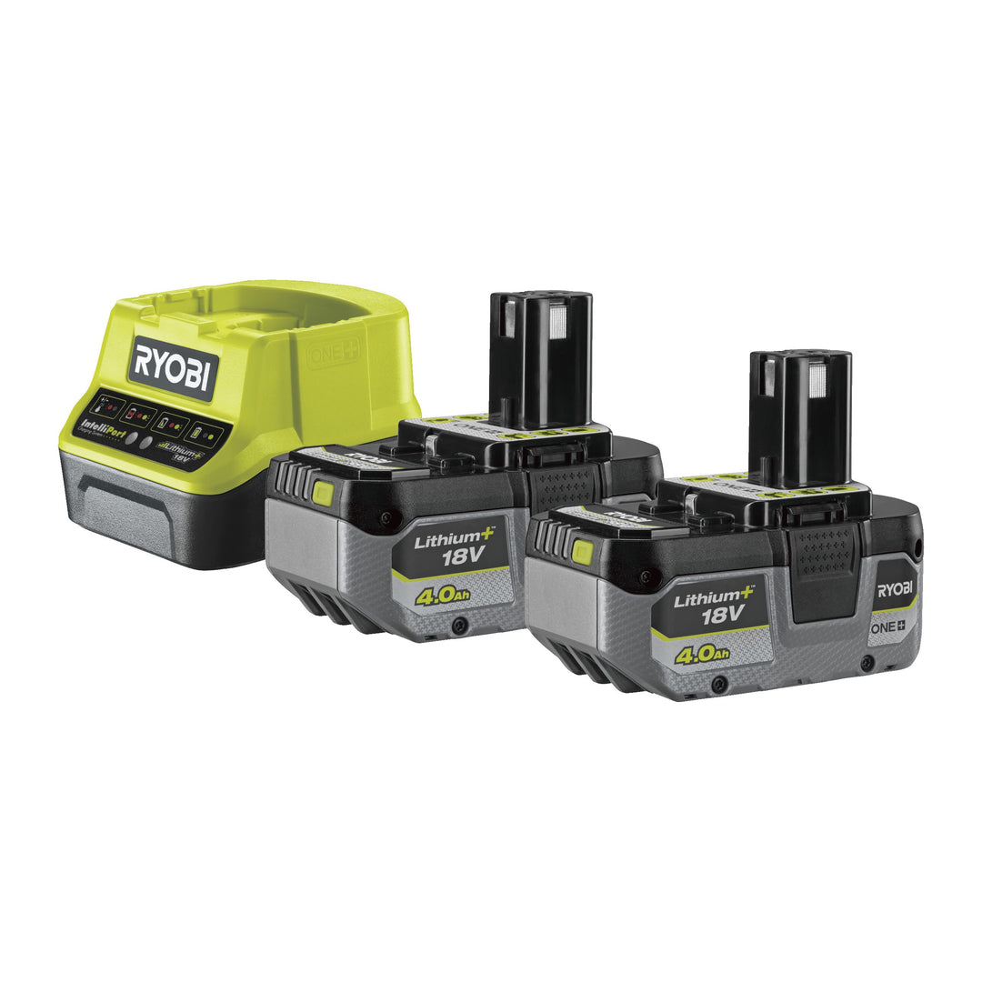 Ryobi RC18120-240X Starter Set 18 V ONE+ mit 2X Akku 4,0 Ah + Ladegerät (5133005092)