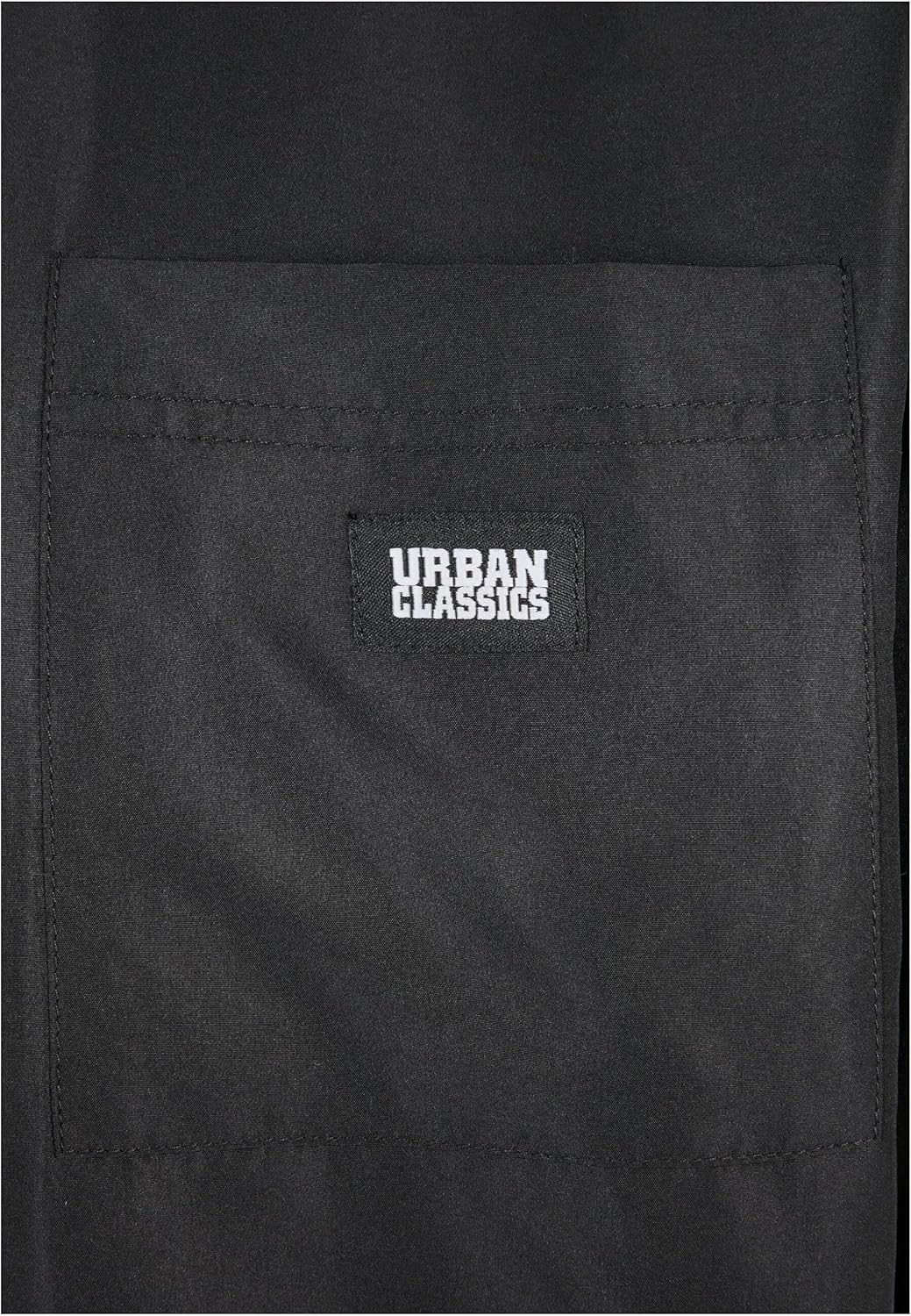 Urban Classics Herren Recycled Nylon Shirt XL Schwarz, XL Schwarz