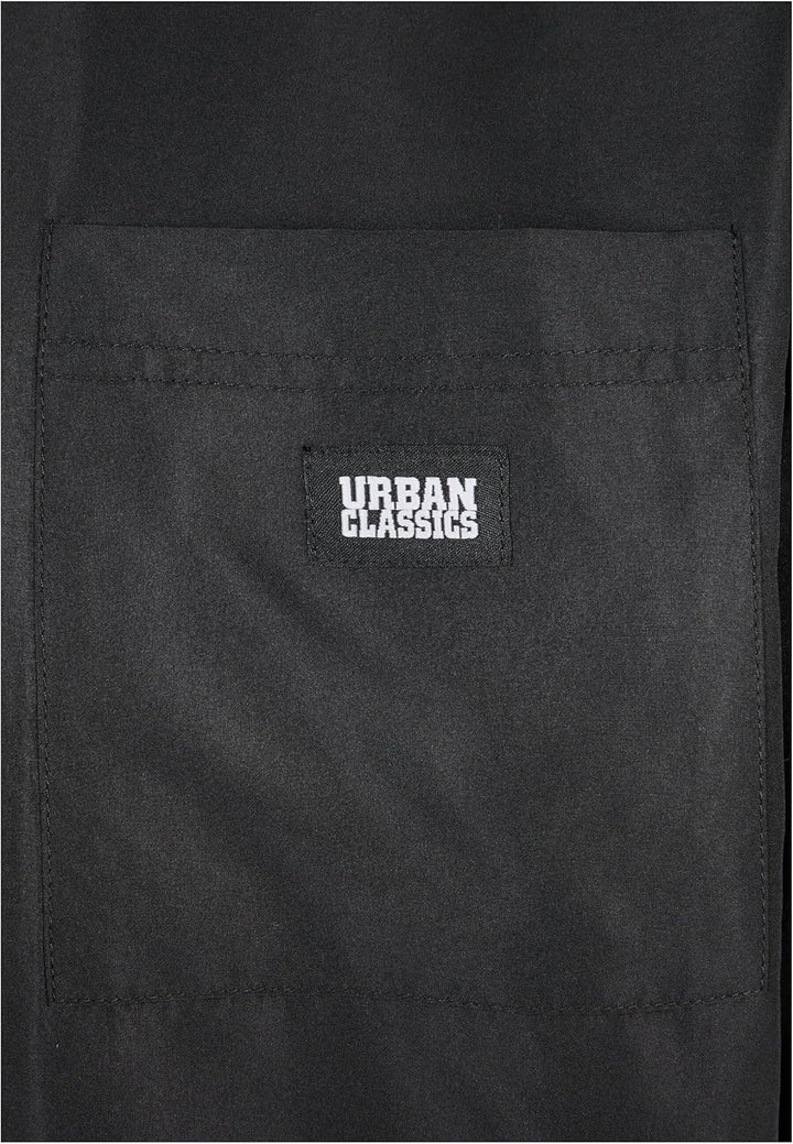 Urban Classics Herren Recycled Nylon Shirt XL Schwarz, XL Schwarz