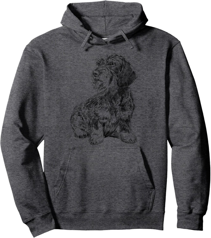 Dackel Hund Rauhaardackel Pullover Hoodie