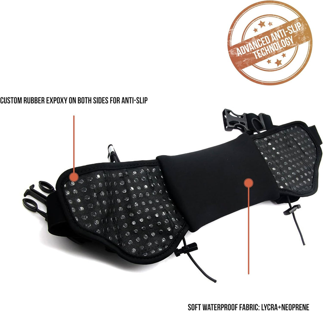 World Voyager Premium Qualität No Bounce Läufer Hydration Gürtel mit Reflektoren, Smartphone Pocket