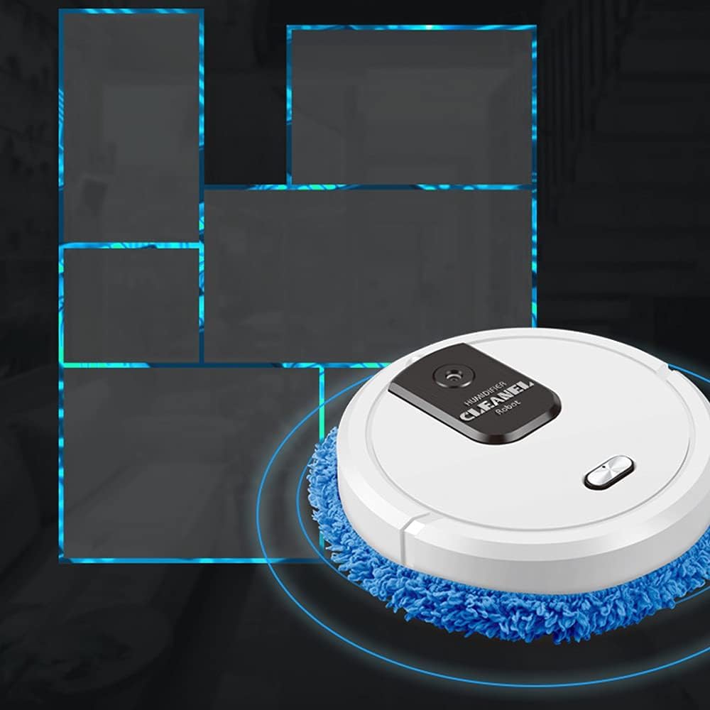 Kehrroboter, Saugroboter Roboter Nass/Trocken-Kehrmaschine Wischmaschine 60 dB USB Charging, 4 Gesch