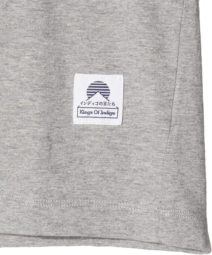 Kings of Indigo Herren Darius T-Shirt S Grau (Grey Melee Fuji 7004), S Grau (Grey Melee Fuji 7004)