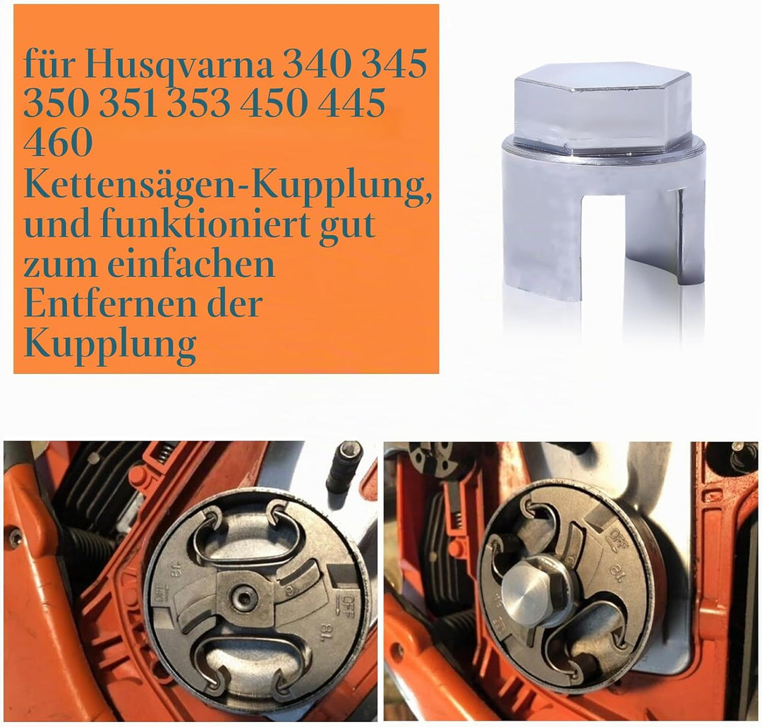 Atunee Kolbenstopp-Kupplungs-Schwungrad-Demontageteil, Demontagewerkzeug für Husqvarna Rancher 340 3