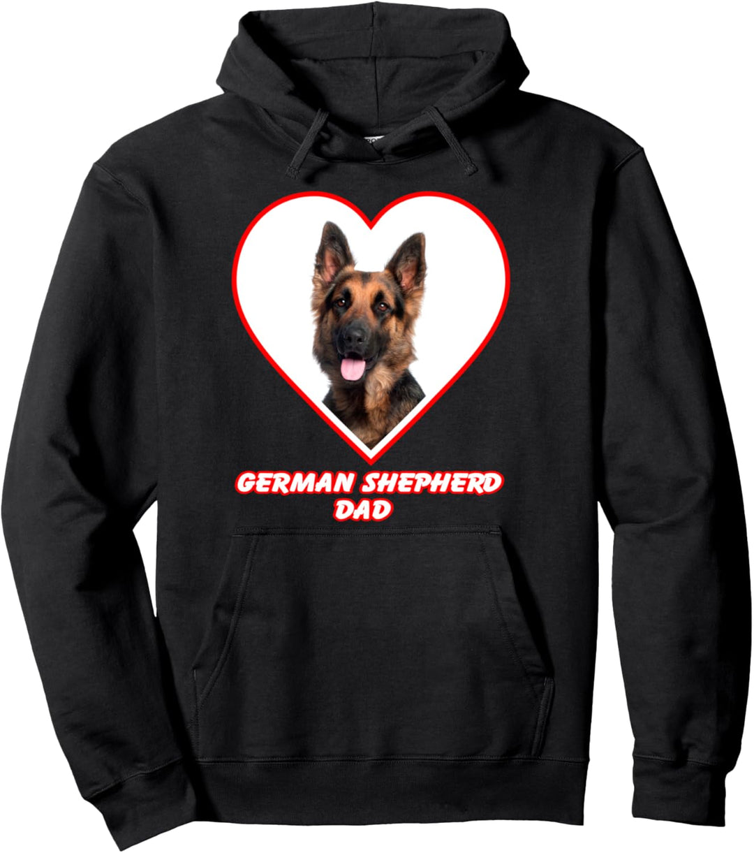 German Shepherd Dog Dad Pullover Hoodie
