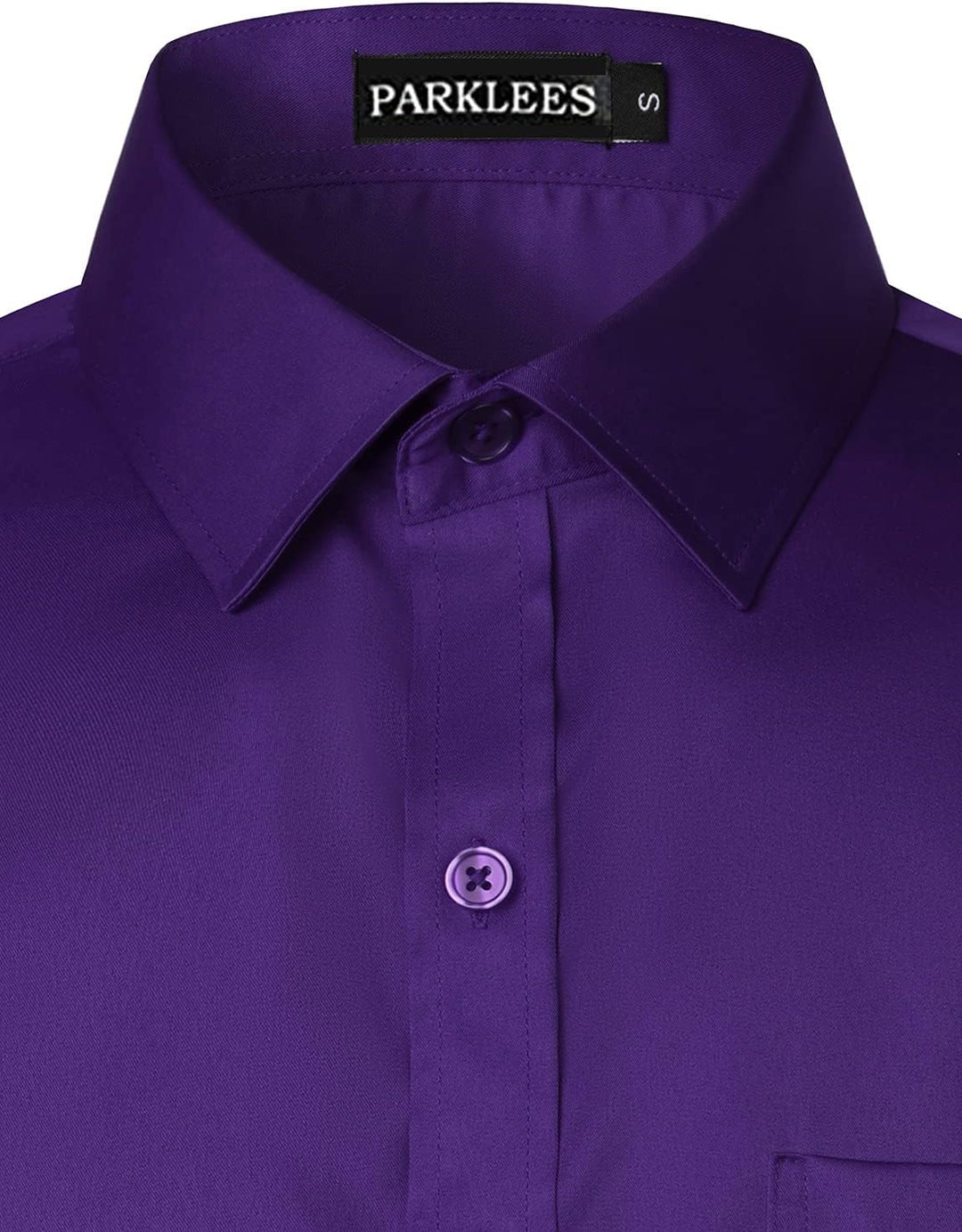 Parklees Herrenhemd, urban, modisch, Freizeit- und Businesshemd, schmale Passform, lange Ärmel, Knop