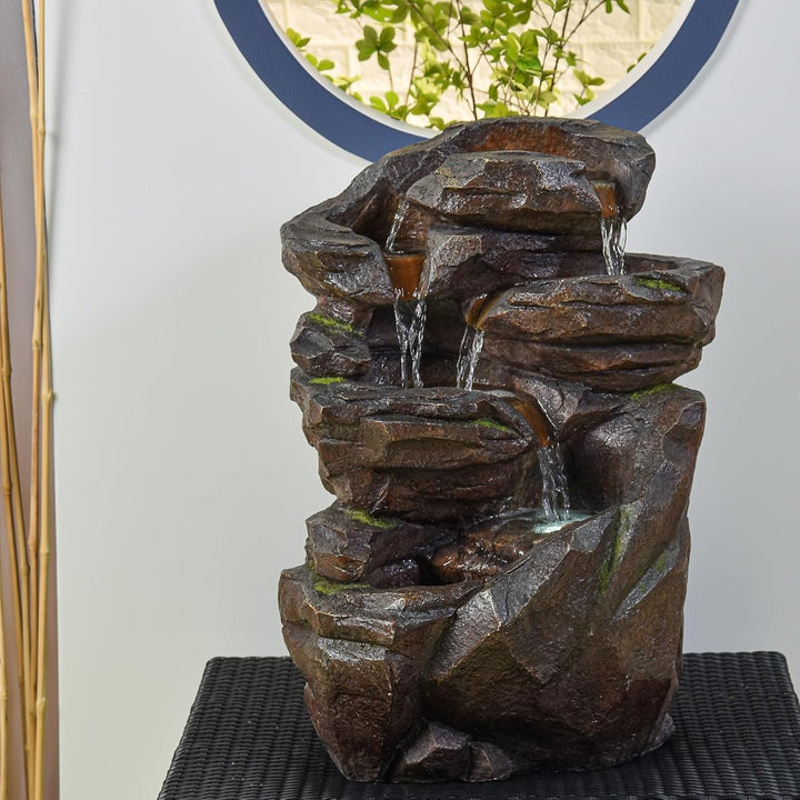 XL Gartenbrunnen Wasserfall Niagara - Natural Waterfall Fountain Outdoor and Indoor - Zen and Decora