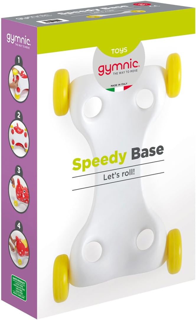Gymnic Speedy Base mit Rädern für Kinder 50 x 32 cm, verwandelt Rody, Gyffy, Raffy und Kody in EIN d