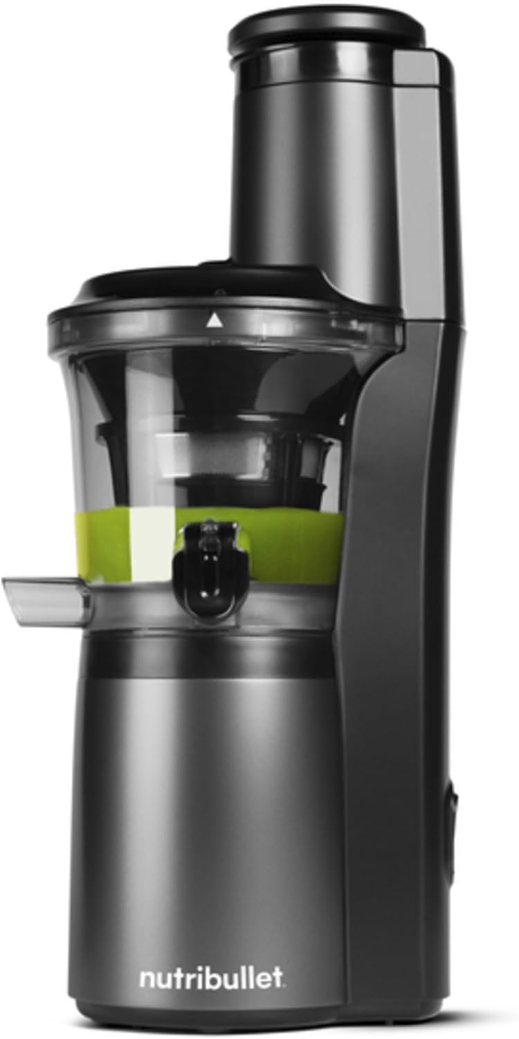 nutribullet Slow Juicer Entsafter, Kaltentsafter, Obst- und Gemüseextraktor, Fruchtsaftpresse, Tägli