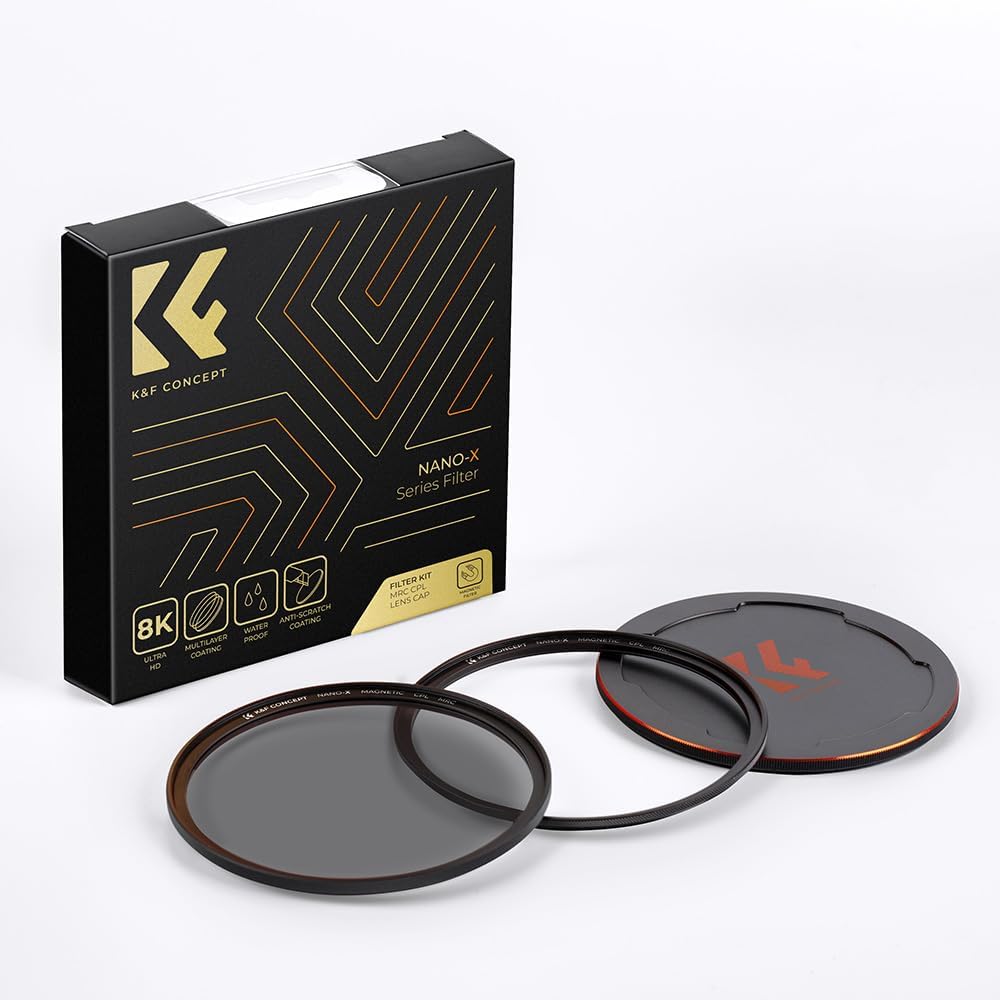 K&F Concept Nano X-Serie Magnetischer CPL Filter 55mm-Zirkular-Polfilter Magnetischer Polarisationsf