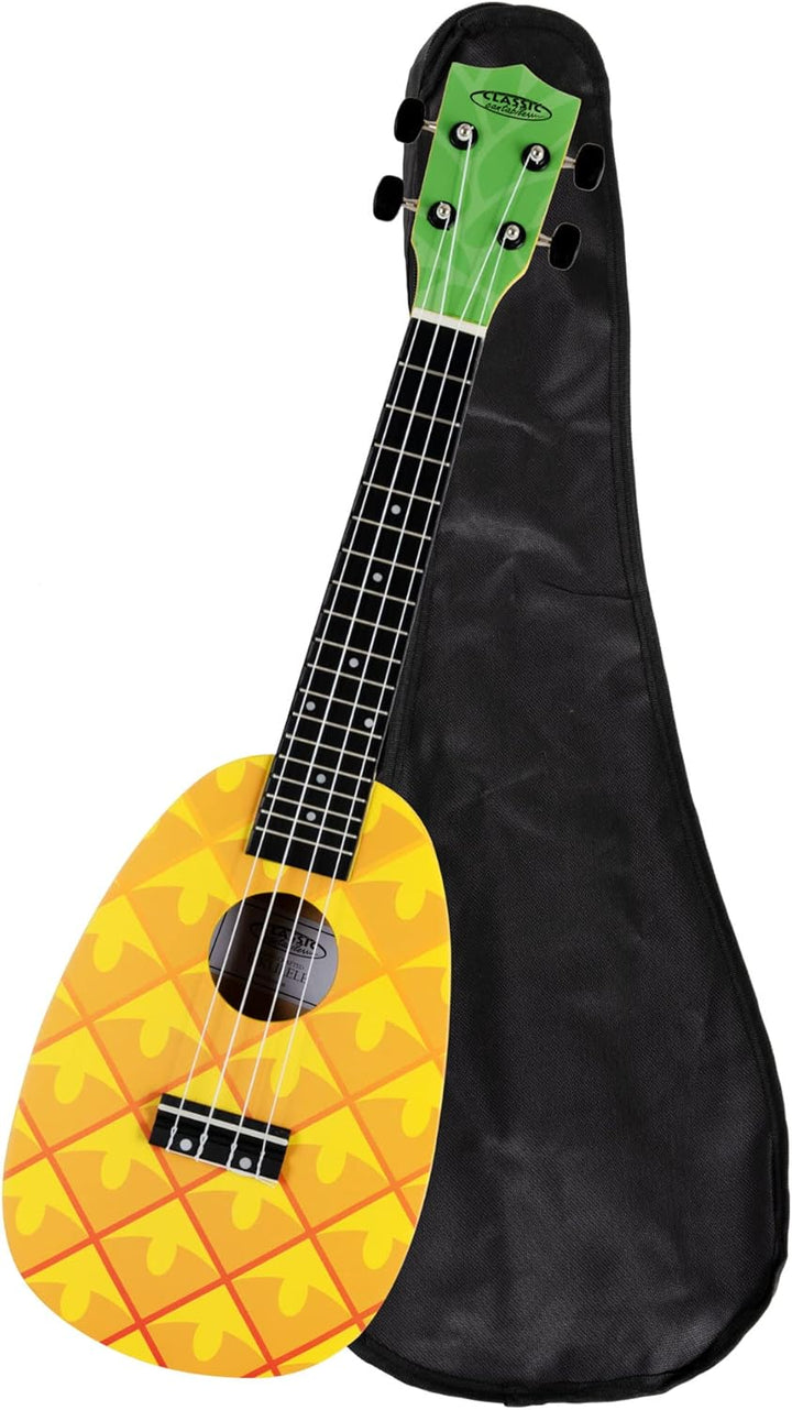 Classic Cantabile UC-240A ANA 24" Konzert-Ukulele Pineapple - 18 Bünde - Mensur: 38 cm (15") - Nylon