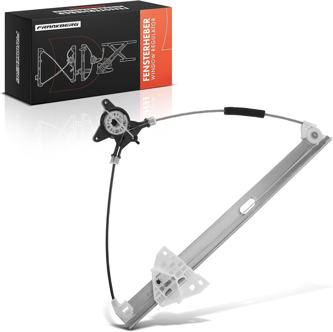 Frankberg Fensterheber Ohne Motor Vorne Links Kompatibel mit 3 BK Alle Motoren Hatchback Limousine 2